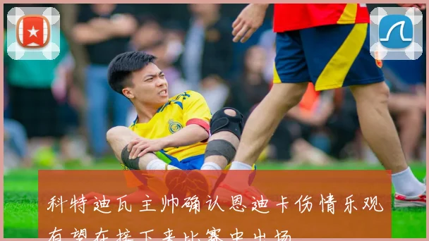 科特迪瓦主帅确认恩迪卡伤情乐观有望在接下来比赛中出场